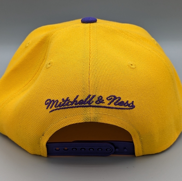 Prairie View A&M University Mitchell &Ness Snapback Hat Cap Gold and Purple - Picture 2 of 6
